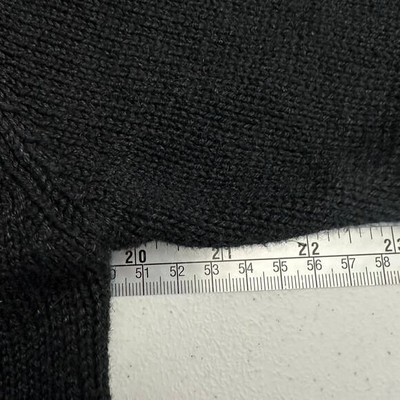 Lisa Internation Women Flamingo Sequin Cardigan Sweater Size S Button Black Pink - Picture 7 of 9